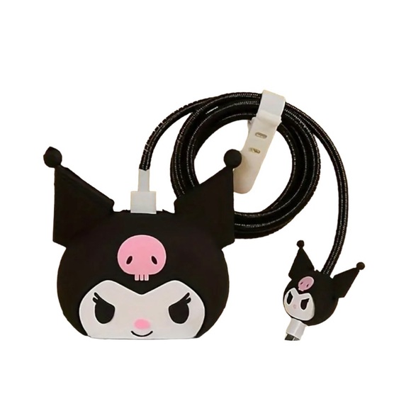 Sanrio Kuromi Silicone Protective Case For iPhone Charger - Picture 2 of 4